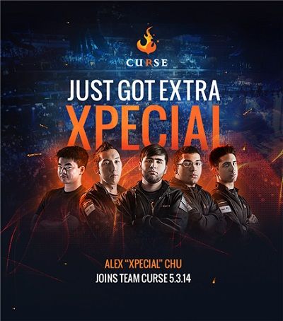 北美老将Xpecial加入Curse TSM确定新辅助