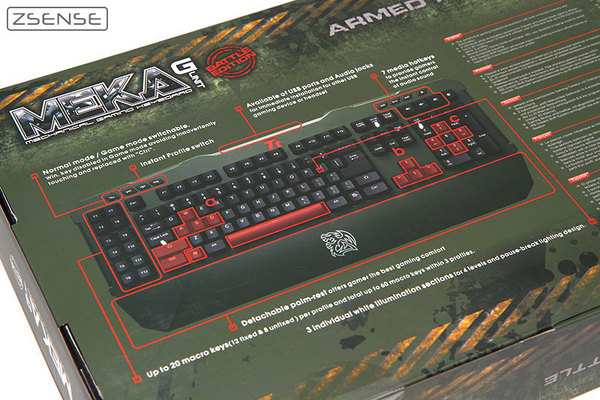 tt meka gunit battle 4 Tt斗龙拓荒者MEKA G Unit军绿色机械键盘评测