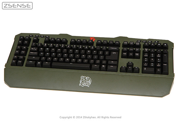 tt meka gunit battle 18 Tt斗龙拓荒者MEKA G Unit军绿色机械键盘评测