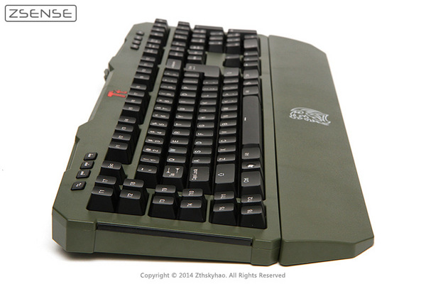 tt meka gunit battle 15 Tt斗龙拓荒者MEKA G Unit军绿色机械键盘评测