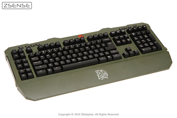 tt meka gunit battle 17 Tt斗龙拓荒者MEKA G Unit军绿色机械键盘评测