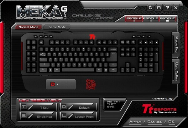 tt meka driver 1 Tt斗龙拓荒者MEKA G Unit军绿色机械键盘评测