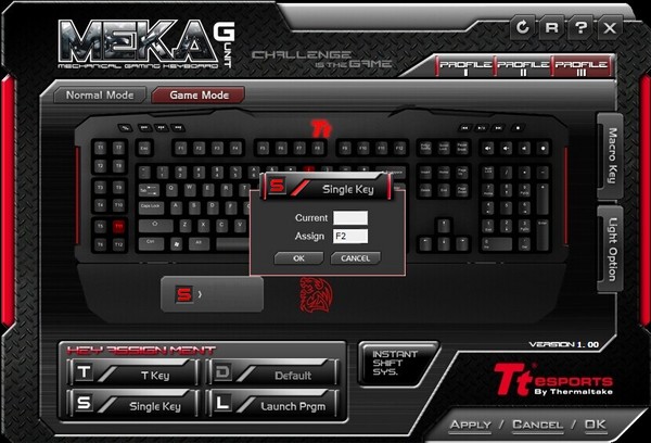tt meka driver 4 Tt斗龙拓荒者MEKA G Unit军绿色机械键盘评测