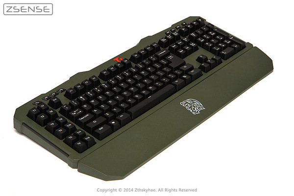 tt meka gunit battle 44 Tt斗龙拓荒者MEKA G Unit军绿色机械键盘评测