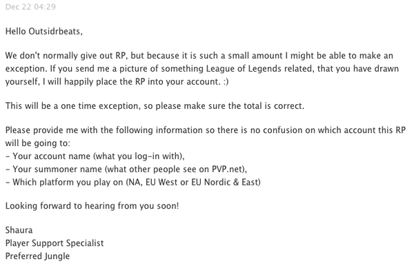 我抢劫你什么 拳头公司竟给玩家送点卷