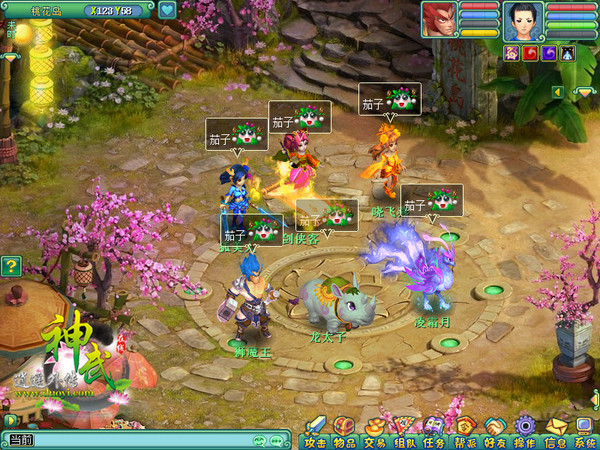 《神武》今日开新服 “世外桃源” 全新内容逐个数