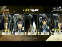 韩国OGN大师赛：CJ Entus VS JinAir 第二场