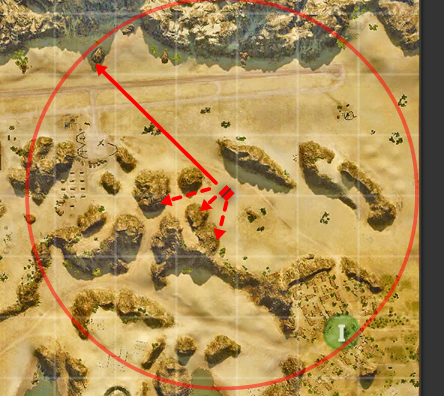 图解如何在战场上判断敌人静默眼位置