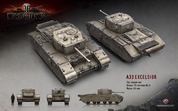 我有一颗中坦心—A33奋进重坦使用手册