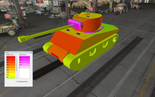 16号Q&A：Fury版谢尔曼装甲分布信息