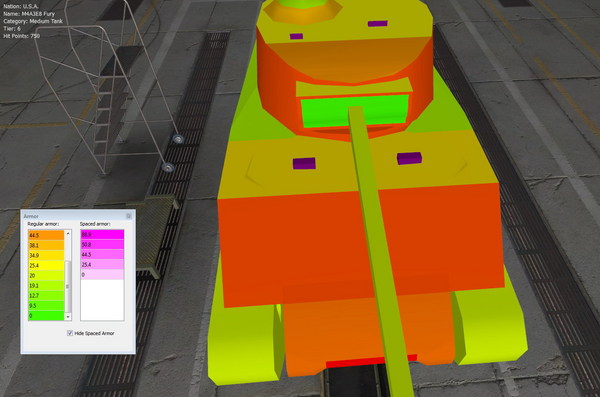 16号Q&A：Fury版谢尔曼装甲分布信息