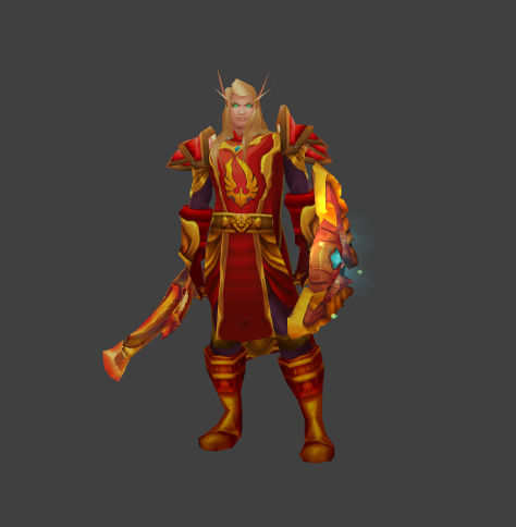 幻化推荐:血精灵红色四甲幻化 绝对不娘