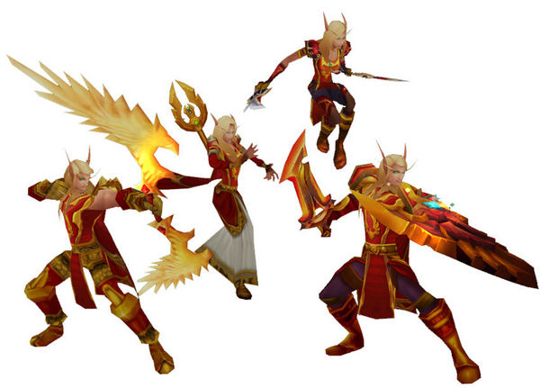 幻化推荐:血精灵红色四甲幻化 绝对不娘