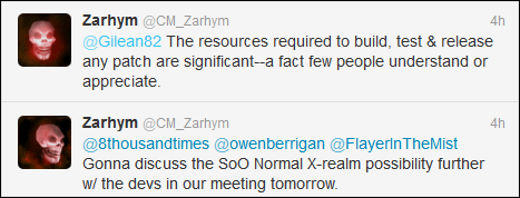 蓝推：普通决战奥格瑞玛或可跨服组队击杀