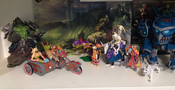 魔兽手工软陶：我跟我媳妇的WOW回忆