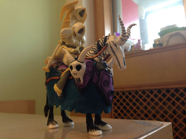 魔兽手工软陶：我跟我媳妇的WOW回忆