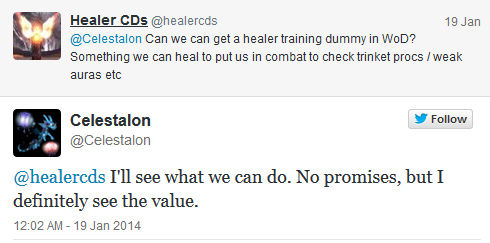 早餐话题:魔兽治疗职业是否需要训练木桩?