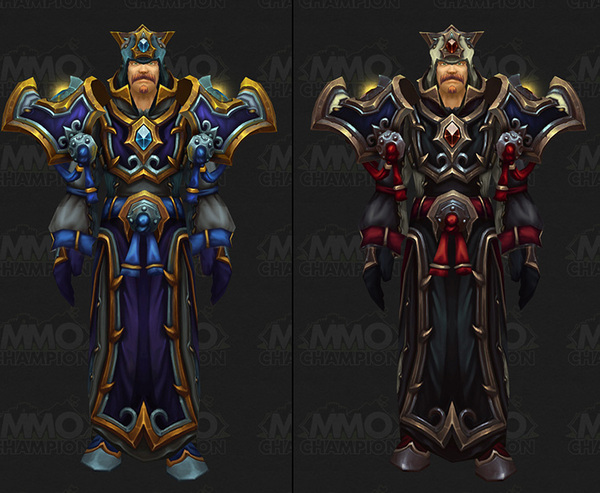 魔兽世界6.0：专业技能制作护甲套装模型预览