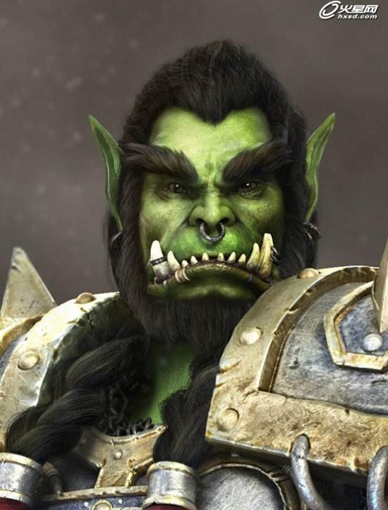 魔兽世界霸气萨尔CG模型全三维制作过程欣赏