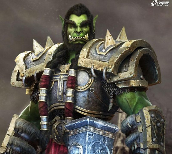 魔兽世界霸气萨尔CG模型全三维制作过程欣赏