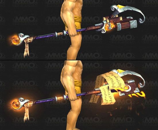 魔兽6.0钢铁部落战狼坐骑 挑战模式武器新模型