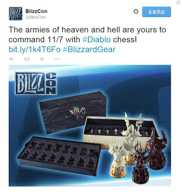 暴雪公布绝世藏品《暗黑破坏神III》国际象棋