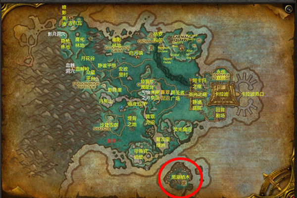 魔兽世界6.0影月谷黑潮栖木三大趣味成就攻略