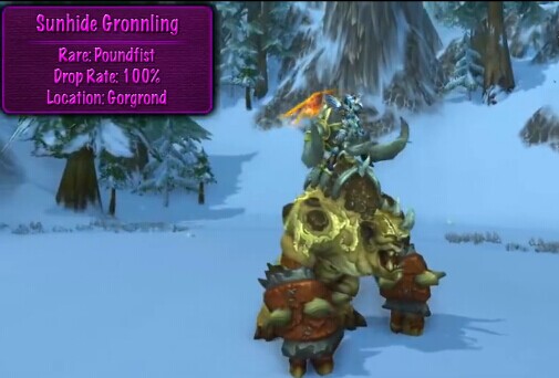 戈尔德隆稀有坐骑:日隐小戈隆获取方式