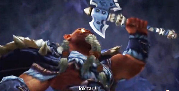 魔兽世界玩家原创赞歌:献给霜狼氏族硬汉贾纳尔