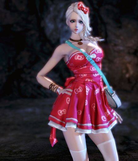 谁家女子美如画 剑灵天女hellokitty时装展示