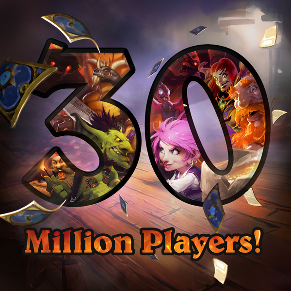 《炉石传说》玩家数量已超过三千万！