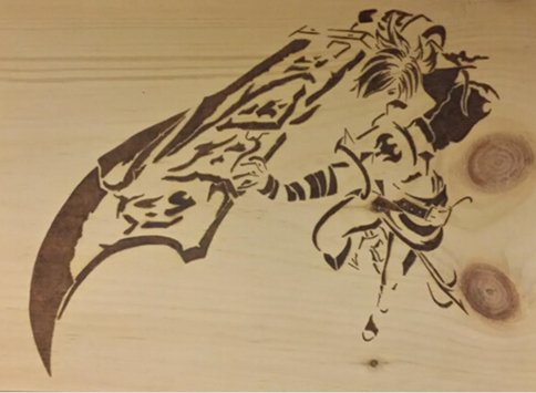 敌我差距：别人家的老婆竟为夫做版画