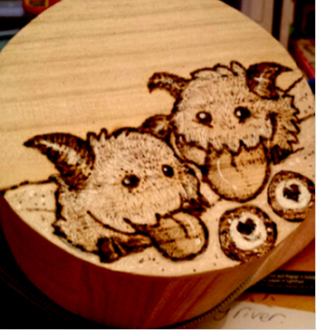 敌我差距：别人家的老婆竟为夫做版画