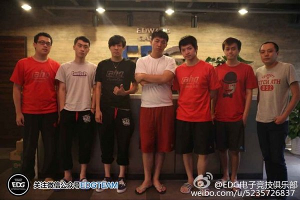 三少微博：AHQ造访EDG 电竞创造无限可能