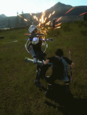 经典的龙骑士跳跃攻击