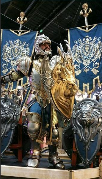 圣地亚哥动漫展 暴风城莱恩国王模型展示