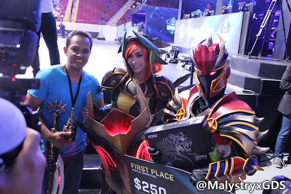 马尼拉特锦赛Cosplay大赛 Alodia出任评委