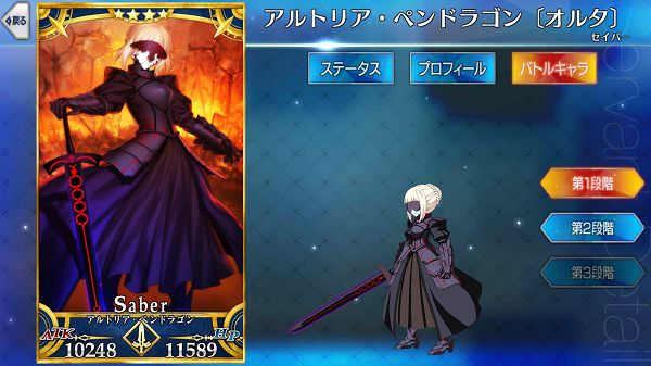 命运冠位指定黑Saber阿尔托莉雅alter队伍搭配与礼装推荐