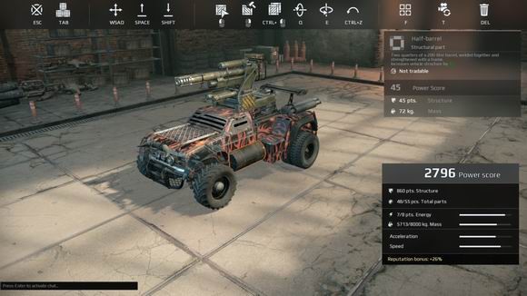 创世战车,Crossout