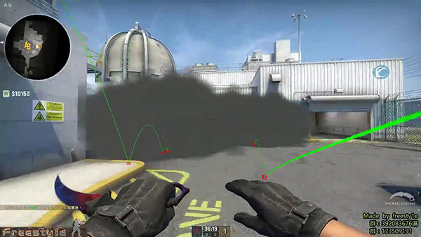 CSGO攻略战术介绍 “核子危机”外场一线烟教学