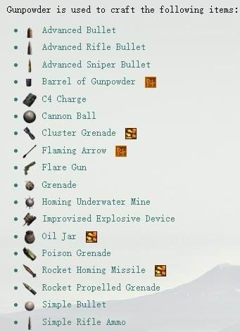 方舟生存进化火药合成方法 方舟生存进化火药有什么用
