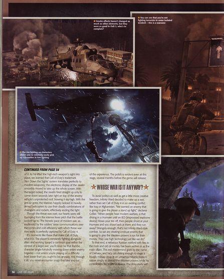 使命召唤4杂志图