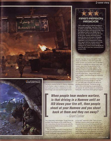 使命召唤4杂志图