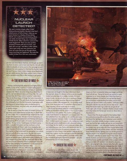 使命召唤4杂志图