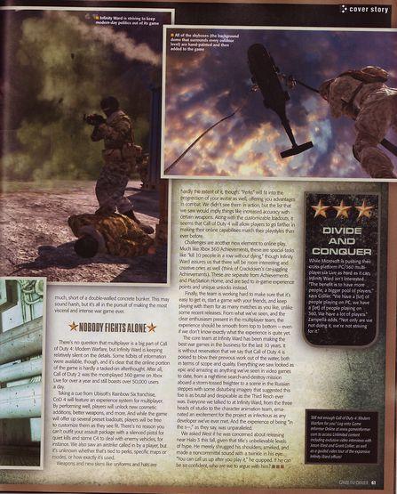 使命召唤4杂志图