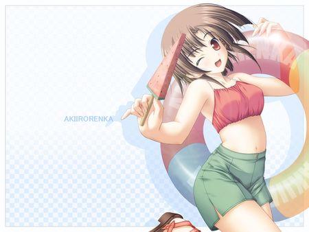 纯色少女壁纸