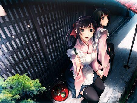 纯色少女壁纸