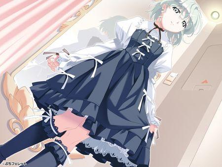 纯色少女壁纸