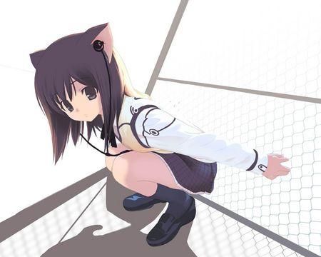 纯色少女壁纸