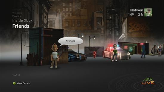 Xbox Live新版主题及好友频道